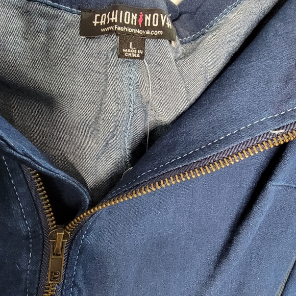Fashion Nova Denim Dress - Picture 6 of 10